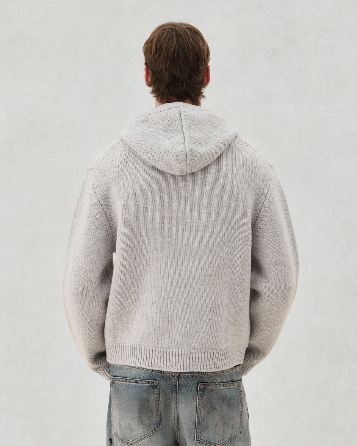 EV. KNIT ZIP GREY - 6