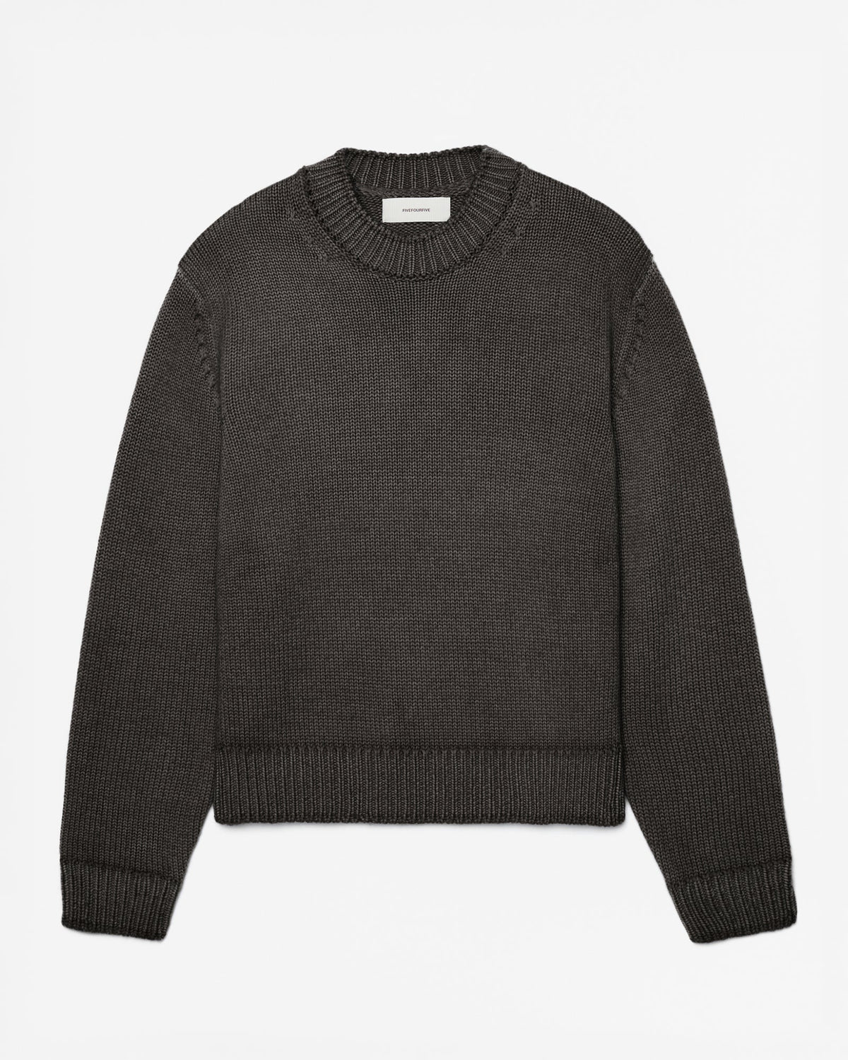 FW26 EV CREW KNIT BROWN - 1