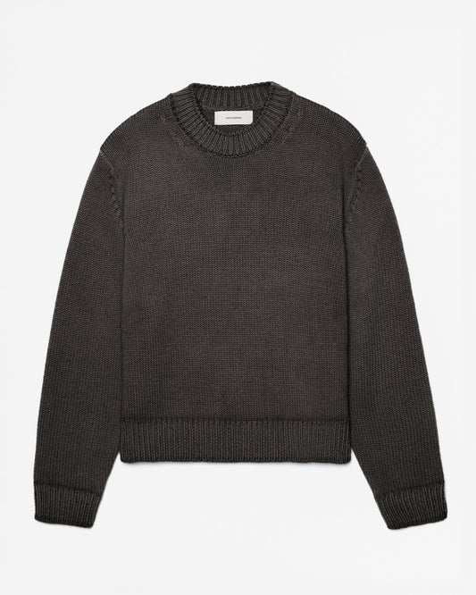 FW26 EV CREW KNIT BROWN - 1