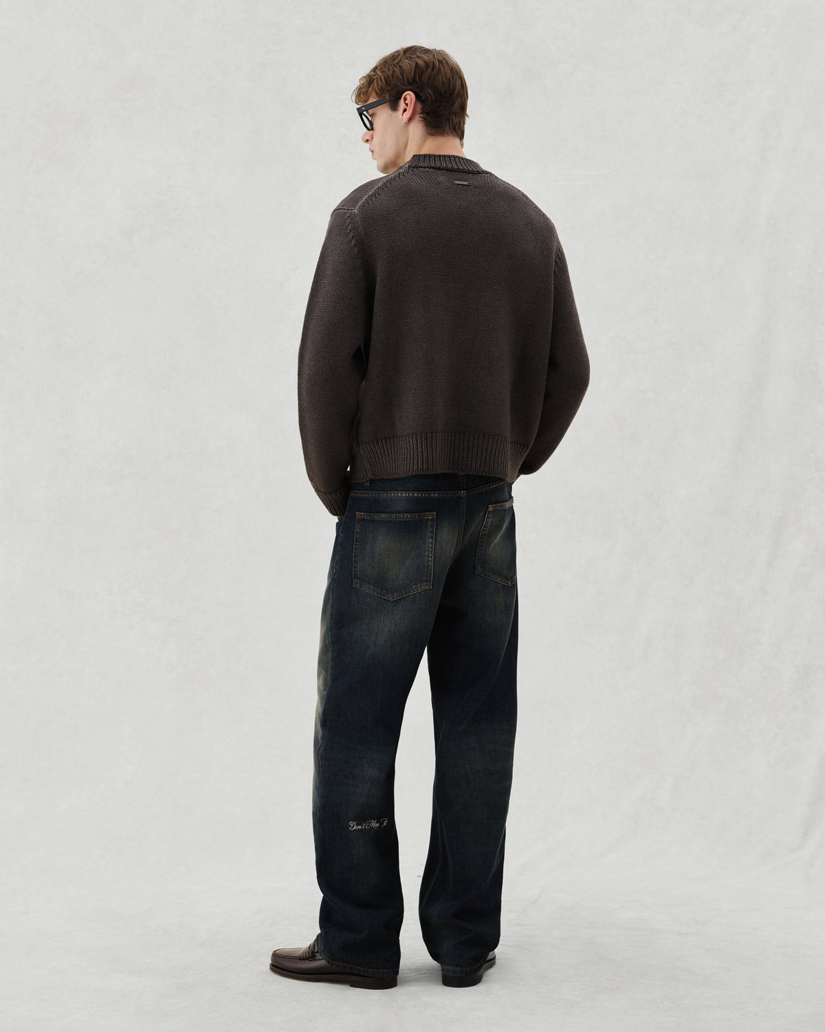 FW26 EV CREW KNIT BROWN - 7