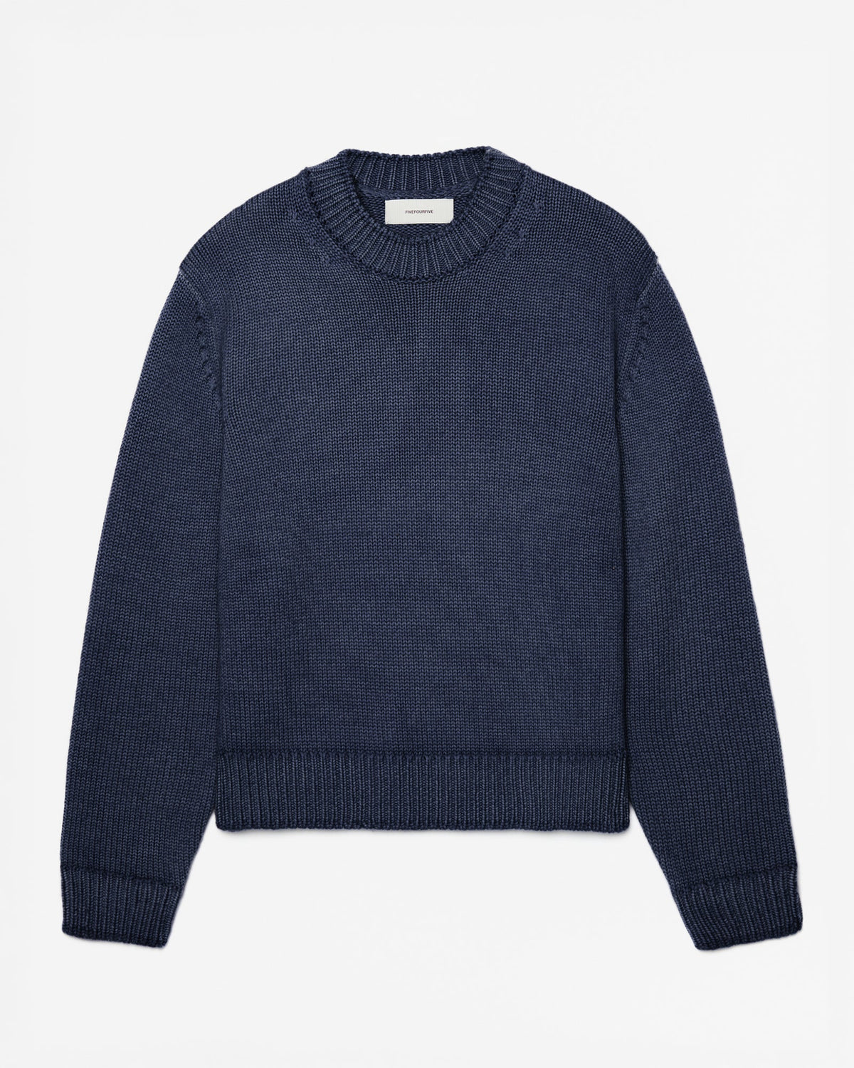 FW26 EV CREW KNIT NAVY - 1