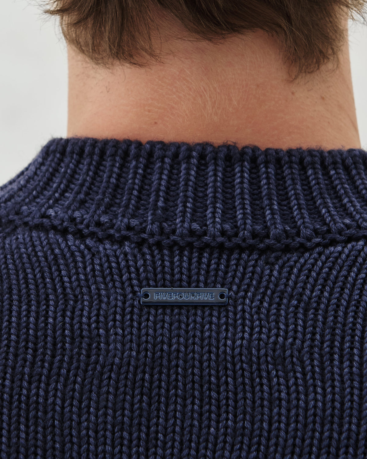 FW26 EV CREW KNIT NAVY - 5