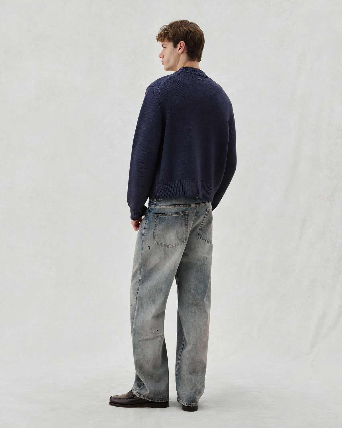 FW26 EV CREW KNIT NAVY - 7