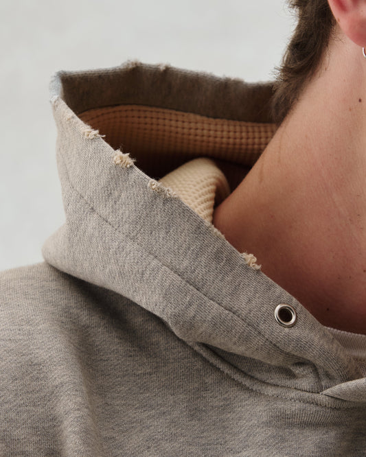 FW26 EV "FIVE" HOODIE GREY - 7