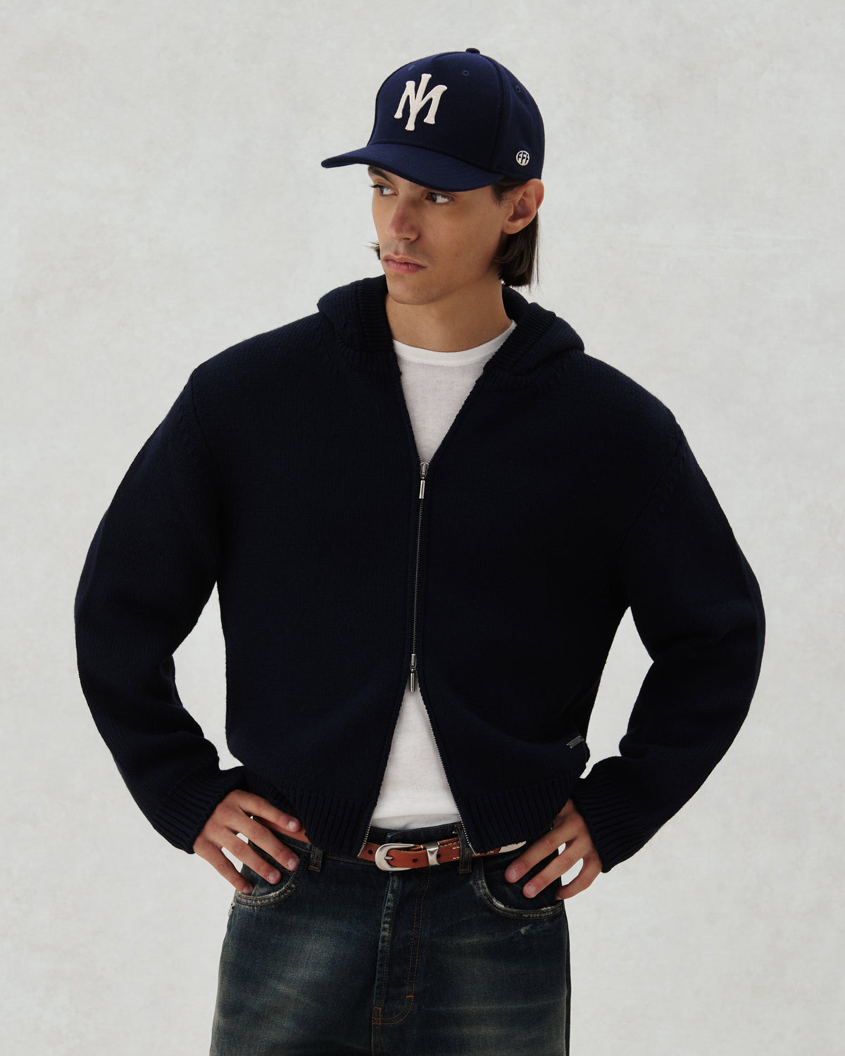 FW26 EV KNIT ZIP NAVY - 6