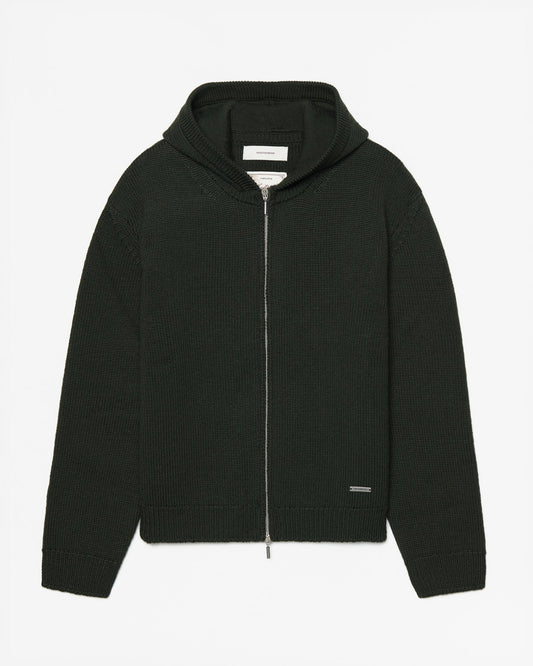 FW26 EV KNIT ZIP OLIVE - 1