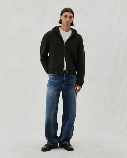 FW26 EV KNIT ZIP OLIVE - 2