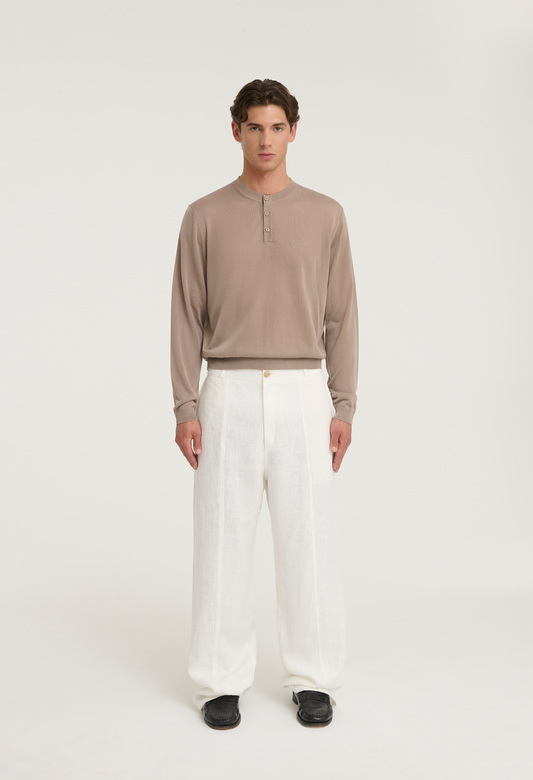 545 ULTRALIGHT SERAFINO SWEATER BEIGE SAND