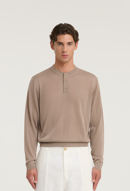 545 ULTRALIGHT SERAFINO SWEATER BEIGE SAND