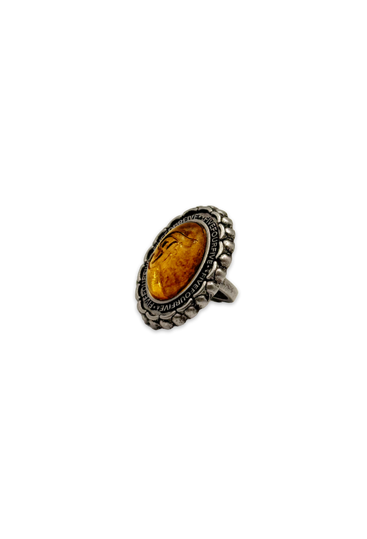 545 GEMSTONE FOULARD STOPPER SUNSET YELLOW STONE