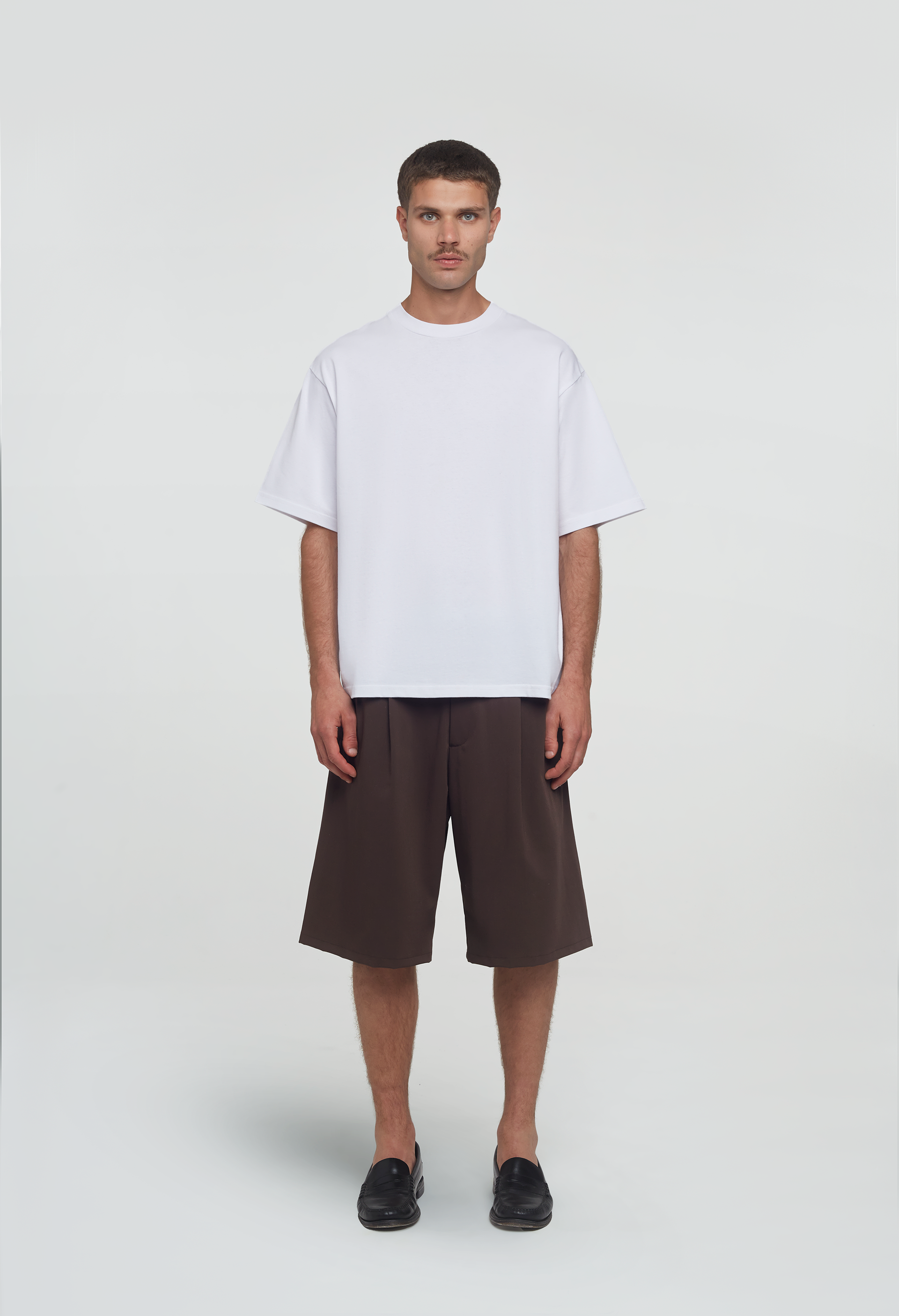 545 TAILORED SHORTS MORO BROWN